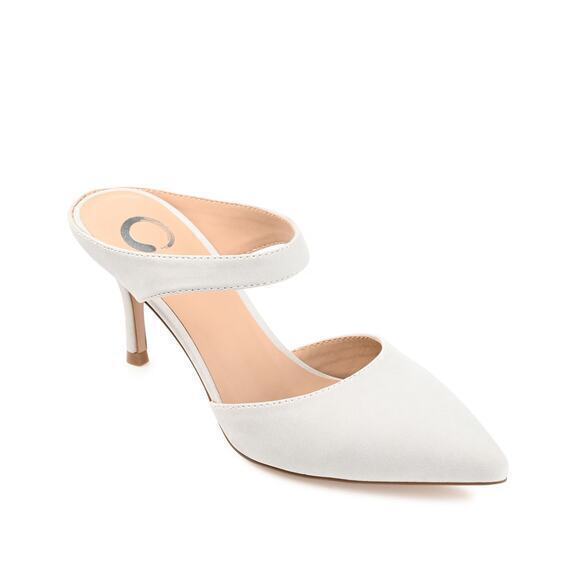 Journee Collection Maevali Pump Pointed Toe Bone White Size‎ 10 - Picture 1 of 12